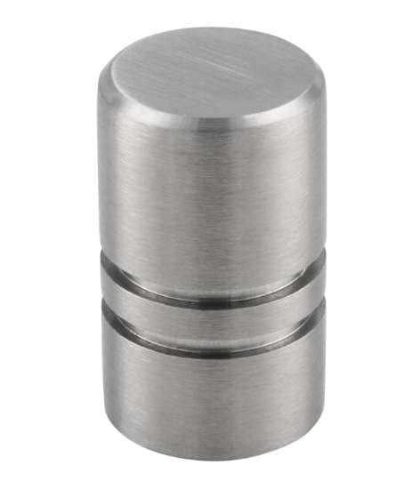 Afbeeldingen van Siro Meubelknop metaal - L 13mm/H 22mm/B 13mm - RVS 