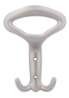 Afbeeldingen van Siro Kapstokhaak metaal - boorafstand 32mm/L 147mm/H 52mm/B 101mm - nikkel mat 