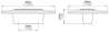 Afbeeldingen van Siro Meubelgreep metaal - boorafstand 32mm/L 91mm/H 27mm/B 68mm antiek tin 