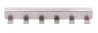 Afbeeldingen van Siro Deurkapstok metaal - met 6 haken boorafstand 210mm/L 240mm/H 32mm/B 41mm nikkel mat 