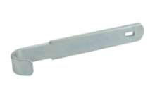 Afbeeldingen van GB BK-klink - 180x25x5mm - elektrolitisch verzinkt