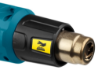 Afbeeldingen van Makita heteluchtpistool, HG6531CK - 230v 50/650 °C - inclusief diverse opzetstukken in koffer 