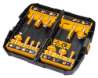 Afbeeldingen van DeWalt frezenset DT90016-QZ - schacht 8mm - 12 delig 