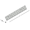 Afbeeldingen van GB Montagestrip / windverband 5 meter 57x2 Sendzimir Verzinkt