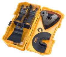 Afbeeldingen van DeWALT Zaagbladenset met schuurpapier 8-delig dt20700, dt20701, dt20704, dt20705, dt20710, schuurpapier x 3 DT20731