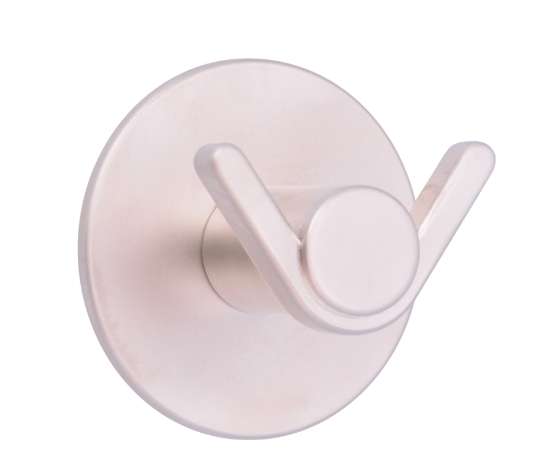 Afbeeldingen van Siro Haak metaal - zelfklevend L 60mm/H 38mm/B 60mm nikkel mat 