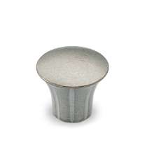 Afbeeldingen van Hettich Knop Eburaco, H 29 mm, ø 33 mm, zilver optiek antiek