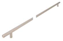 Afbeeldingen van Siro Meubelgreep metaal - boorafstand 736mm/L 816mm/H 32mm/B 12mm RVS effect 