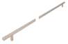 Afbeeldingen van Siro Meubelgreep metaal - boorafstand 736mm/L 816mm/H 32mm/B 12mm RVS effect 