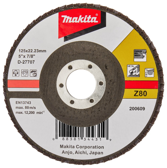 Afbeeldingen van Makita Lamellenschijf D-27707 - Ø125mm - Z80 