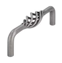 Afbeeldingen van Siro Meubelgreep metaal - boorafstand 96mm/L 104mm/H 38mm/B 20mm - antiek tin 