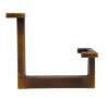 Afbeeldingen van Siro Kapstokhaak metaal - boorafstand 32mm/L 92mm/H 80mm/B 70mm antiek messing 
