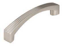 Afbeeldingen van Siro Meubelgreep metaal - boorafstand 96mm/L 115mm/H 27mm/B 14mm - RVS effect 