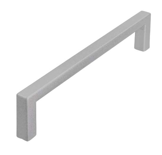 Afbeeldingen van Siro Meubelgreep metaal - boorafstand 128mm/L 136mm/H 28mm/B 8mm aluminium 