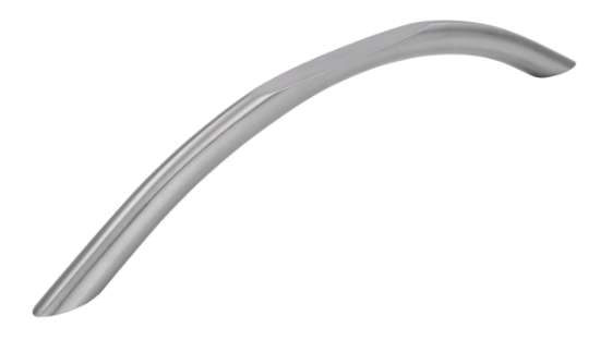 Afbeeldingen van Siro Meubelgreep metaal - boorafstand 192mm/L 221mm/H 32mm/B 10mm RVS 