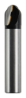 Afbeeldingen van Makita holprofielfrees - Ø9,5x9,5mm radius 4,8mm - schacht Ø8mm 2 beitels