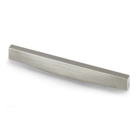 Afbeeldingen van Hettich Greep Forli, boorafstand 160 / 192 mm, L 204 mm, B 18 mm, H 16 mm, roestvrij staal finish geborsteld