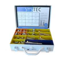 Afbeeldingen van Systec assortimentskoffer tap- & zeskantbout - M10x12/120mm 8.8 - 365 stuks verzinkt DIN 933/931