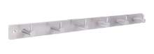 Afbeeldingen van Siro Haaklijst metaal - boorafstand 460mm/L 484mm/H 43mm/B 39mm RVS 