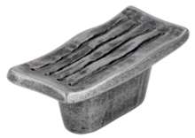 Afbeeldingen van Siro Meubelgreep metaal - boorafstand 16mm/L 55mm/H 22mm/B 27mm antiek zilver 