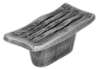 Afbeeldingen van Siro Meubelgreep metaal - boorafstand 16mm/L 55mm/H 22mm/B 27mm antiek zilver 