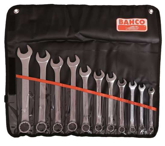Afbeeldingen van Bahco ringsteeksleutelset 3/8"-1" 11 delig (111Z/11T)