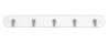 Afbeeldingen van Siro Sleutelhouder metaal - boorafstand 270mm/L 300mm/H 38mm/B 36mm beuken wit/chroom 