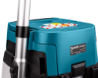 Afbeeldingen van Makita Stofzuiger met stofafzuigset DVC865LZX3 - 2x18v 8L opvangbak - voor nat/droog gebruik in doos 
