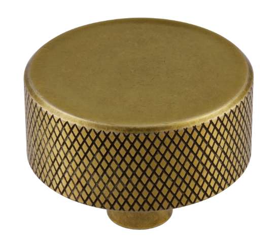 Afbeeldingen van Siro Meubelknop metaal - L 33mm/H 25mm/B 33mm vintage goud 