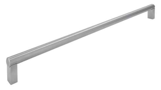 Afbeeldingen van Siro Meubelgreep metaal - boorafstand 384mm/L 396mm/H 40mm/B 14mm - RVS 