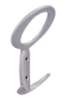 Afbeeldingen van Siro Kapstokhaak metaal - boorafstand 32mm/L 147mm/H 43mm/B 94mm - aluminium 