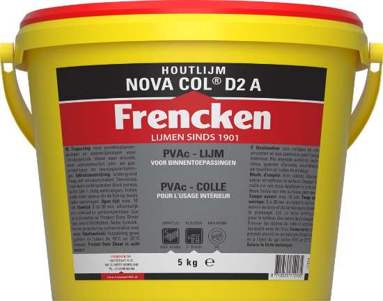 Afbeeldingen van Frencken Houtlijm nova col a - 5 kg