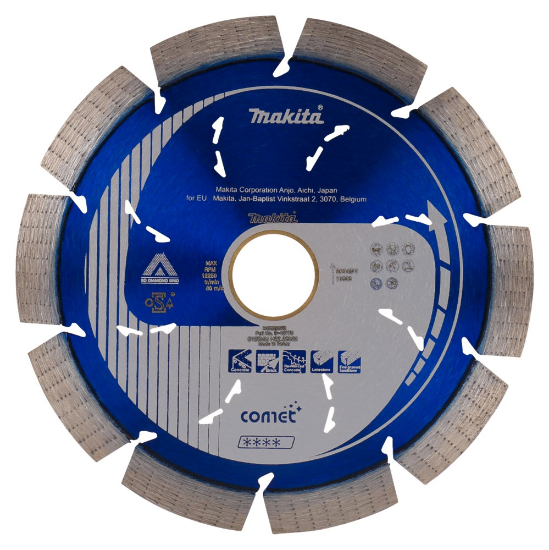 Afbeeldingen van Makita Diamantschijf 125X22,2Mm Blauw B-12778