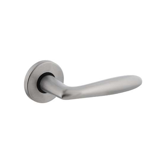 Afbeeldingen van INTERSTEEL Deurkruk Phobos op rozet chroom mat 0200