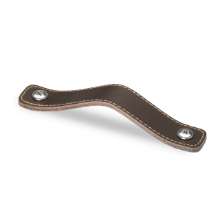 Afbeeldingen van Hettich Greep Nica, boorafstand 64, L 94 mm, B 25 mm, H 3 mm, donkerbruin leer
