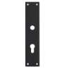 Afbeeldingen van Schild renovatie rechthoekig 250x55x2mm RVS mat zwart