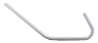 Afbeeldingen van Siro Kapstokhaak metaal - boorafstand 32mm/L 150mm/H 63mm/B 18mm - chroom mat 