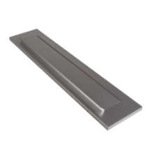 Afbeeldingen van Ami briefplaat zonder veer TA buitendraaiend - deurdikte 40/42mm - F1 aluminium 