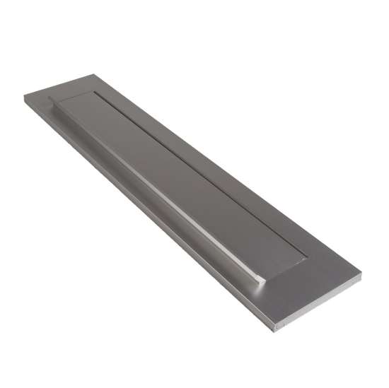 Afbeeldingen van Ami briefplaat zonder veer TA buitendraaiend - deurdikte 40/42mm - F1 aluminium 