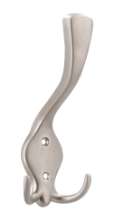 Afbeeldingen van Siro Kapstokhaak metaal - boorafstand 32mm/L 175mm/H 74mm/B 73mm nikkel mat 