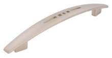 Afbeeldingen van Siro Meubelgreep metaal - boorafstand 128mm/L 178mm/H 24mm/B 19mm - nikkel mat 