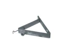 Afbeeldingen van GB Deuropvangbeugel compleet 275x250x220 40x4 Zink-Magnesium