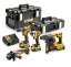 Afbeeldingen van DeWALT 18v xr 4-delige voordeelset in tstak 3x 5.0ah