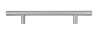 Afbeeldingen van Siro Meubelgreep metaal - boorafstand 128mm/L 208mm/H 32mm/B 12mm RVS hol