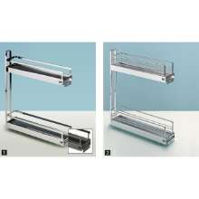 Afbeeldingen van Hettich Frontlade 90°, 2 niveaus , STYLE, verchroomd (1)