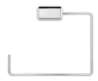Afbeeldingen van Siro Handdoekhouder metaal - boorafstand 16mm/L 164mm/H 17mm/B 200mm chroom glanzend 