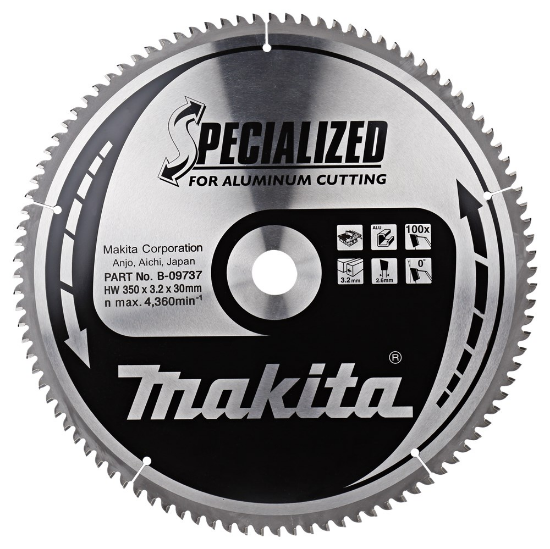 Afbeeldingen van Makita Zaagblad Alu 350X3,2 108T B-09737