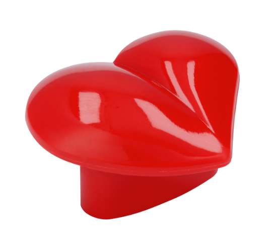 Afbeeldingen van Siro Meubelgreep kunststof - boorafstand 16mm/L 36mm/H 21mm/B 31mm - rood 
