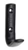 Afbeeldingen van Siro Kapstokhaak metaal - boorafstand 32mm/L 70mm/H 46mm/B 18mm - mat zwart 