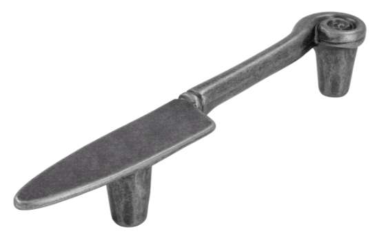 Afbeeldingen van Siro Meubelgreep metaal - boorafstand 96mm/L 139mm/H 23mm/B 19mm - tin 